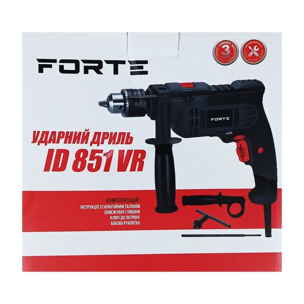 Ударний дриль Forte ID 851 VR 850 123612 фото