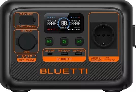 Зарядна станція BLUETTI AC2P EU (230 Вт·ч / 300 Вт) BLUETTI AC2P фото