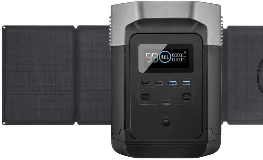 Комплект EcoFlow DELTA + 2*110W Solar Panel BundleD+2SP110W фото