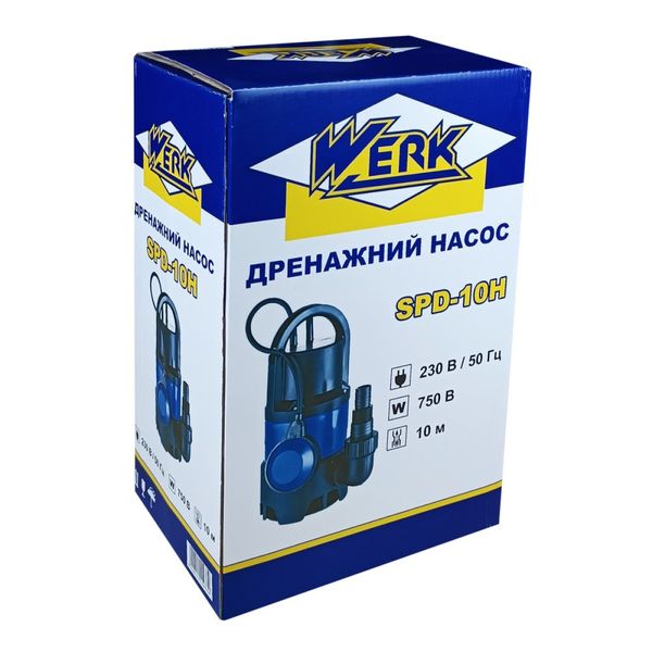 Werk SPD-10H Дренажний насос 47275 фото