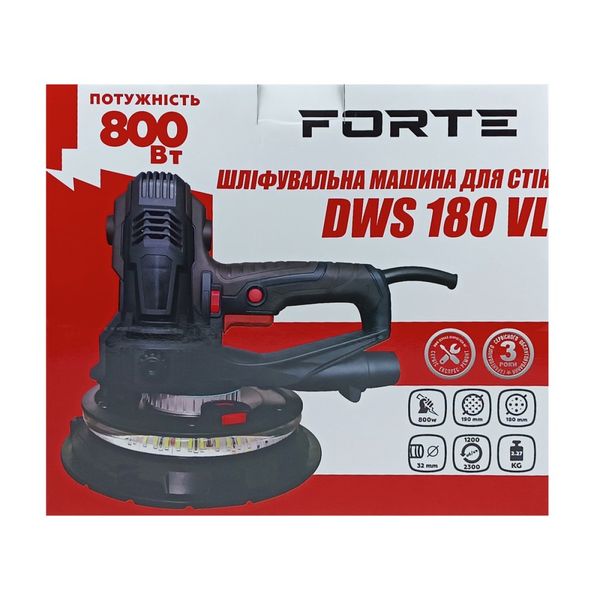 Полірувальна машина Forte DWS-180-VL 91676 фото