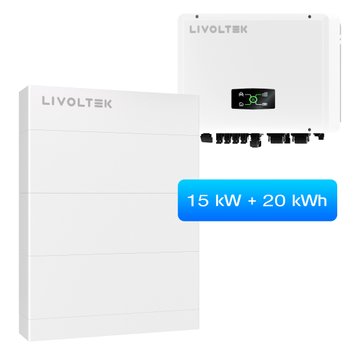 Гибридный инвертор Livoltek All-in-One ESS 3-Phase 15кВт с АКБ 20кВт·ч + BMS  3-Phase 15+20 фото