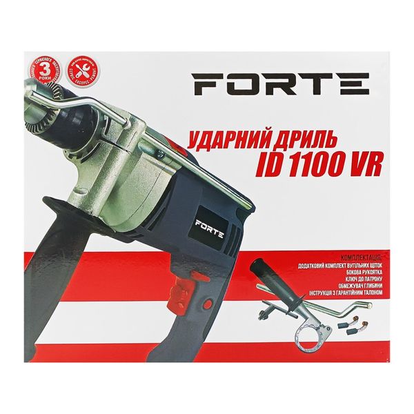 Ударна дриль Forte ID 1100 VR 68463 фото